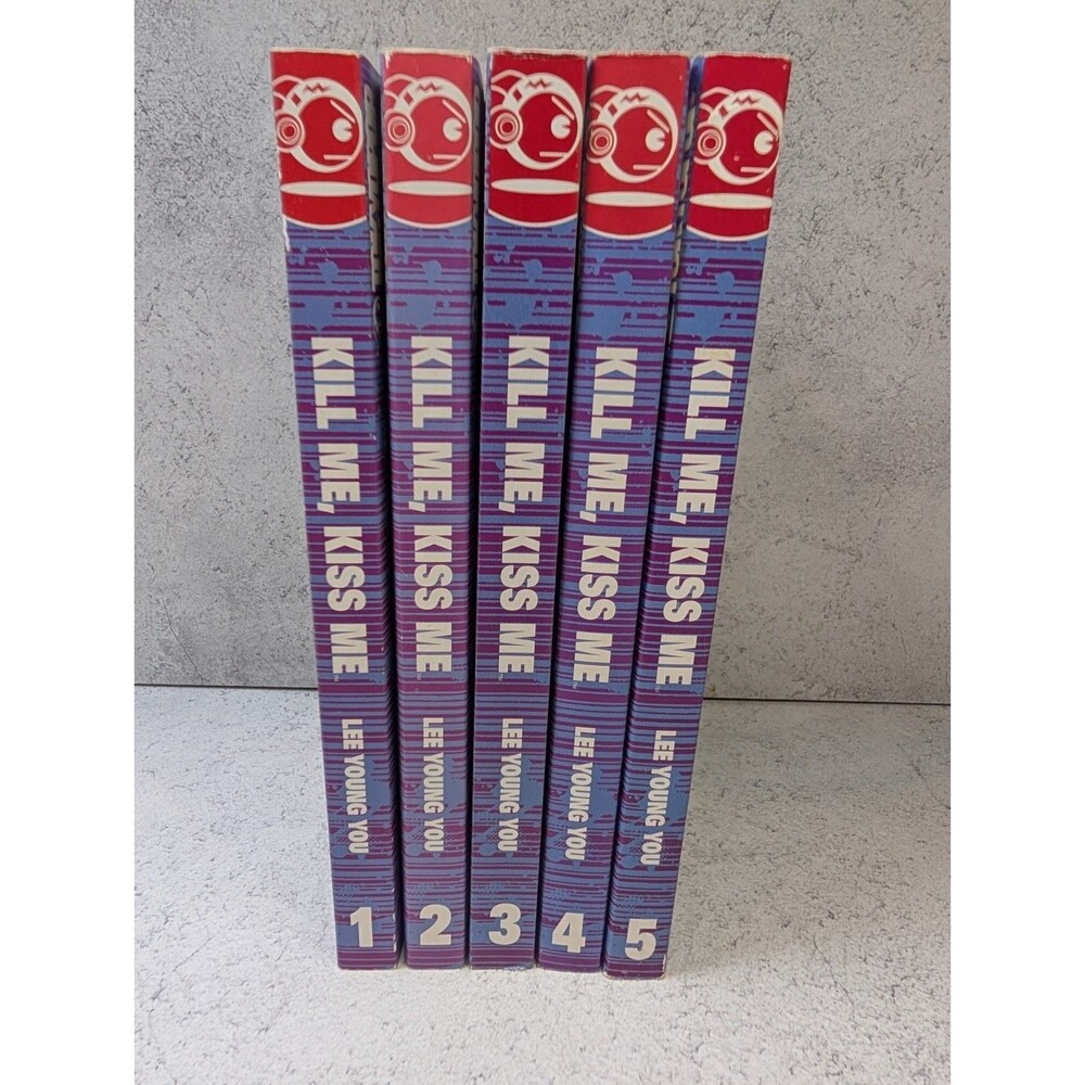 Complete 5-volume set of Kill Me Kiss Me by Lee Young You (TokyoPop edition)